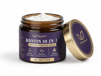 Made and Shipped from USA ✨Mepilo® Biotin 10-in-1 Skin Restoration Cream 🍀