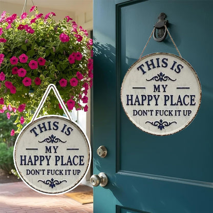 🔥Last Day 50% OFF🔥“This Is My Happy Place” Door Sign