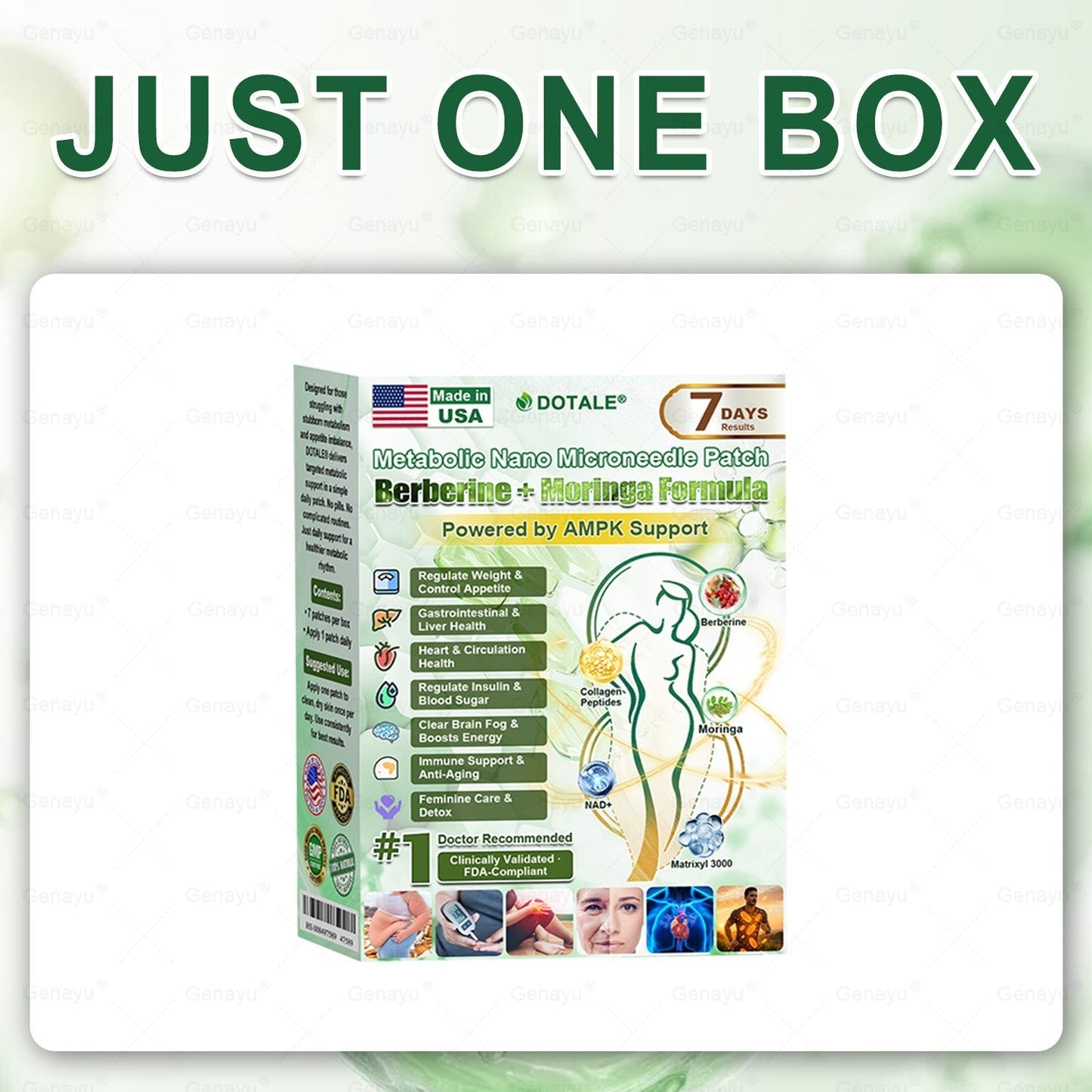 👨‍⚕️⚡DOTALE® Metabolic Nano Microneedle Patch Just once a day, visible changes in 7 days