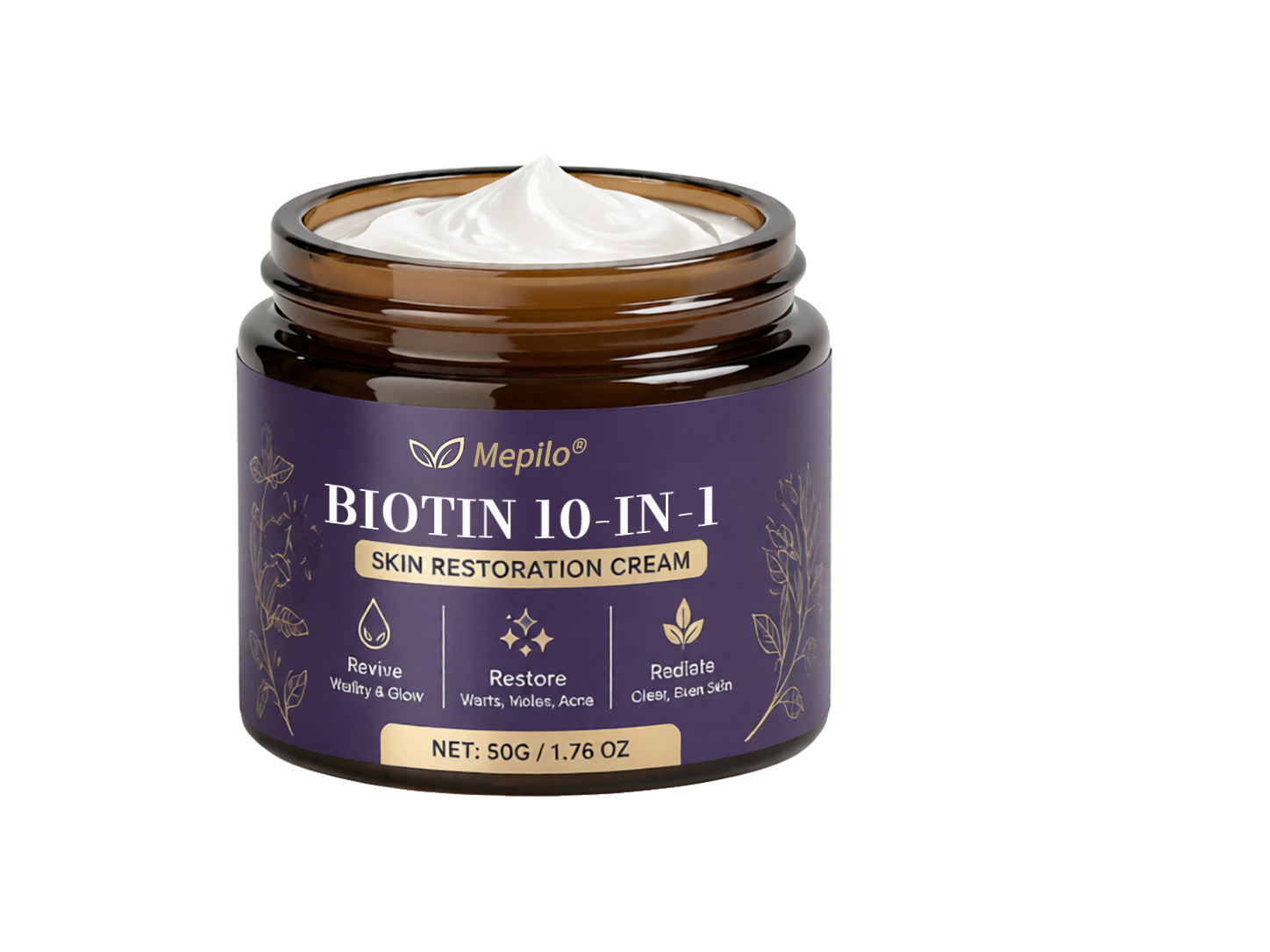 Made and Shipped from USA ✨Mepilo® Biotin 10-in-1 Skin Restoration Cream 🍀