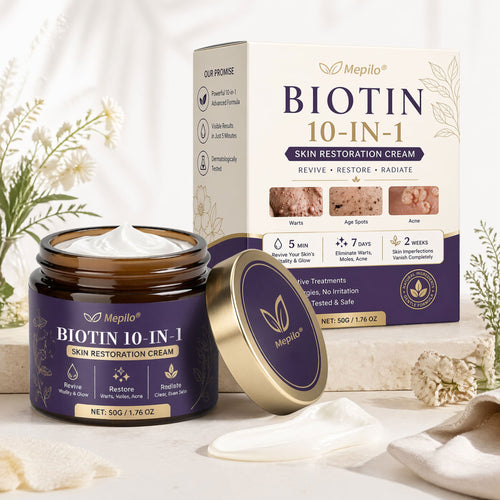 Made and Shipped from USA ✨Mepilo® Biotin 10-in-1 Skin Restoration Cream 🍀