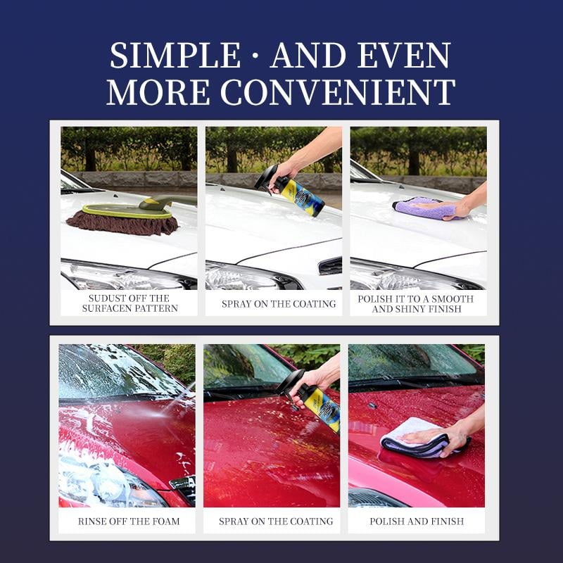 🏆Flash Sale⚡5K+ SOLD! Tryzovira Car Nano quick-coat restore-Coating Spray