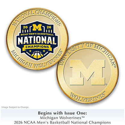 🔥Last Day 50% OFF🔥Michigan 2026 NCAA Men's Basketball National Champions Coins