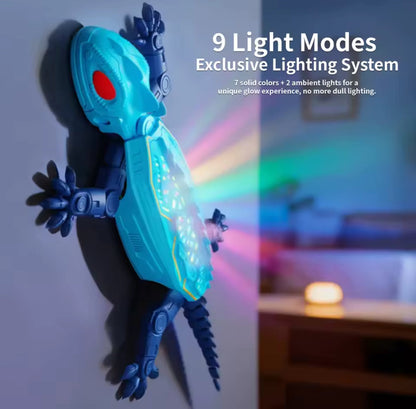 🔥Limited time 49% OFF – Gecko Rush Remote Control Wall Climbing Lizard Toy Ceiling & Floor Crawler