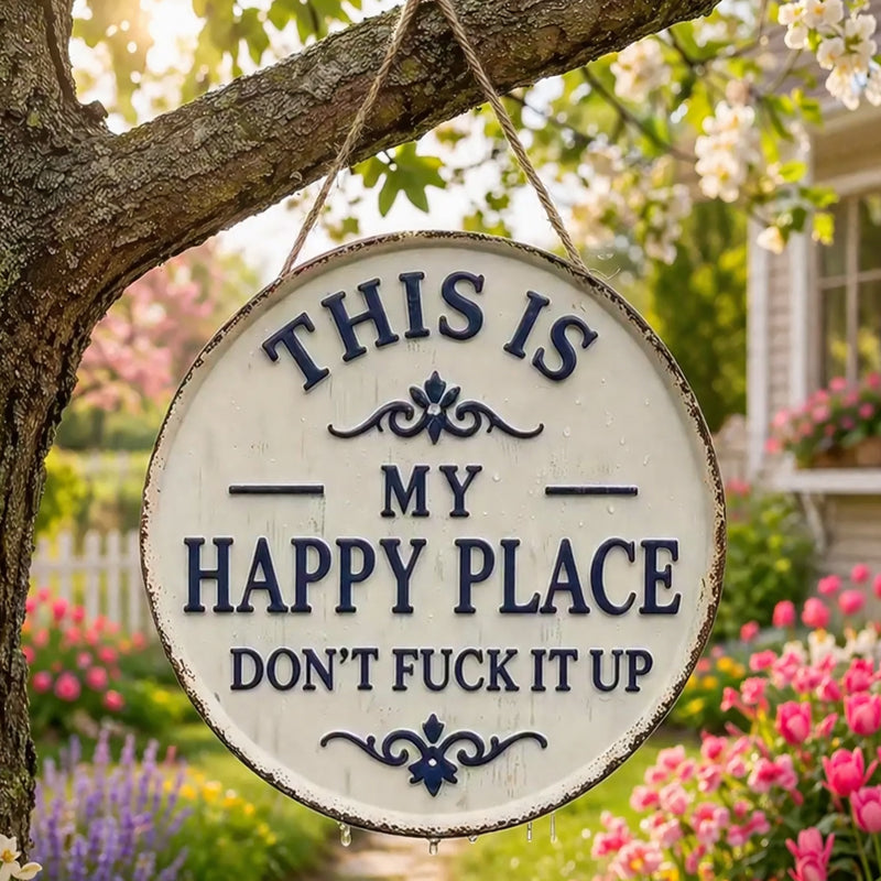 🔥Last Day 50% OFF🔥“This Is My Happy Place” Door Sign