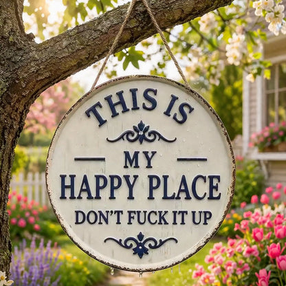 🔥Last Day 50% OFF🔥“This Is My Happy Place” Door Sign