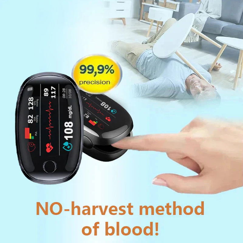 🔥Final 2 Hours : Only Limited Stock Left🏆GluGent™ Non-Invasive Blood Glucose Meter 99.9% Accuracy （Mayo Clinic Recommended）