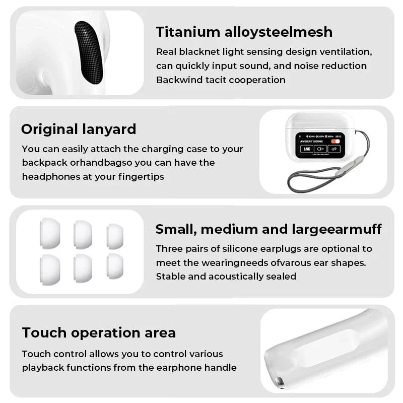 New Bluetooth Earbuds With Full Color Display