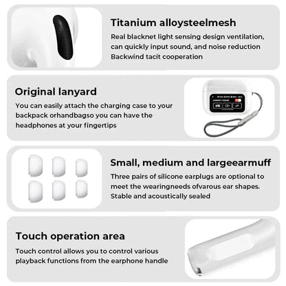 New Bluetooth Earbuds With Full Color Display