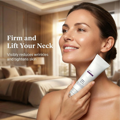 🔥LAST DAY 49% OFF🔥Collagen Fullerene Neck Cream -Tighten and Lift Firming Neck Cream,Neck Firming Cream for Crepey Skin,Reduces Wrinkles