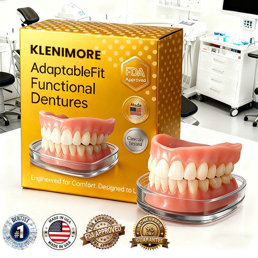 🏆Flash Sale 5K+ SOLD!✨Realistic Upper & Lower Dentures - Natural-Looking Teeth Replacement