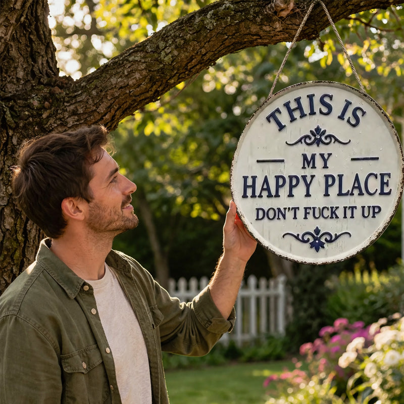🔥Last Day 50% OFF🔥“This Is My Happy Place” Door Sign