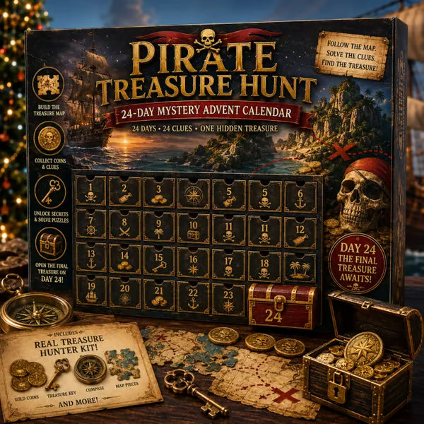 ⏳ Last Day 50% OFF – 🎁✨ 24-Day Mystery Adventure Advent Calendar Collection | 24 Clues, Hands-On Puzzles & One Final Reveal
