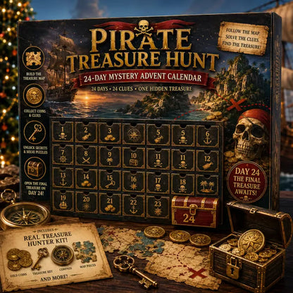 ⏳ Last Day 50% OFF – 🎁✨ 24-Day Mystery Adventure Advent Calendar Collection | 24 Clues, Hands-On Puzzles & One Final Reveal