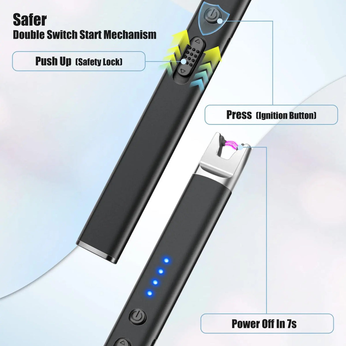 🔥Hot Sale 2 Pack Electric  Lighter, Rechargeable USB