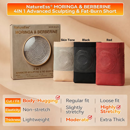 💝Flash Sale 5K+ SOLD!🔥Moringa & Berberine 4-in-1 Advanced Sculpting & Fat-Burn Short
