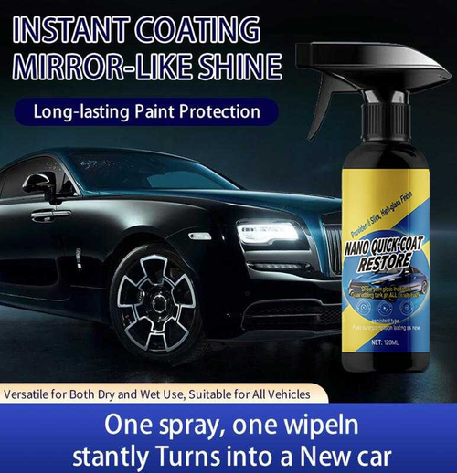 🏆Flash Sale⚡5K+ SOLD! Tryzovira Car Nano quick-coat restore-Coating Spray