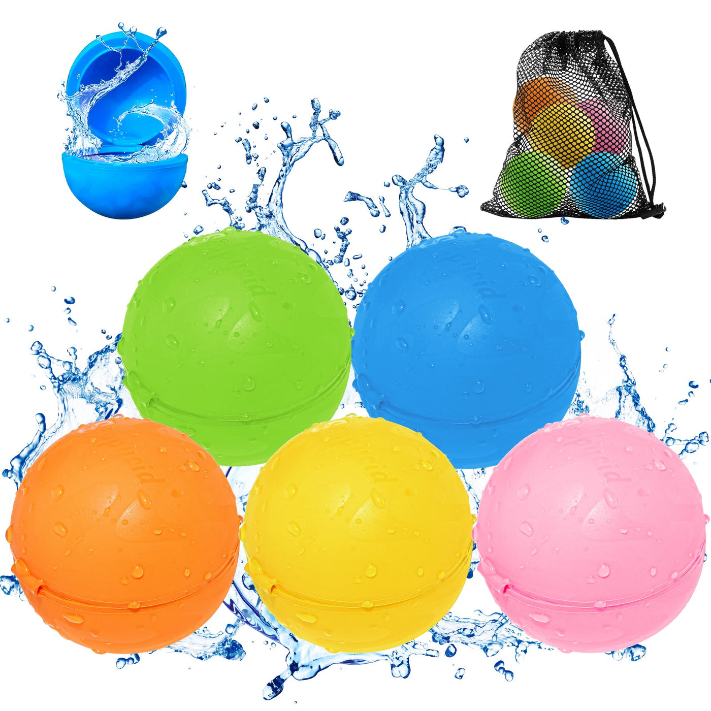 🏆Summer Hot Toys🔥Reusable Water Balloons Pool Beach water Toys for Boys and Girls,