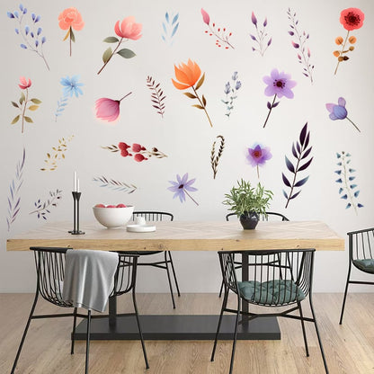 Boho Flower Wall Decals
