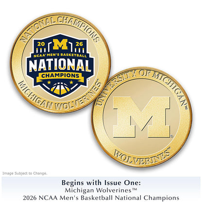 🔥Last Day 50% OFF🔥Michigan 2026 NCAA Men's Basketball National Champions Coins