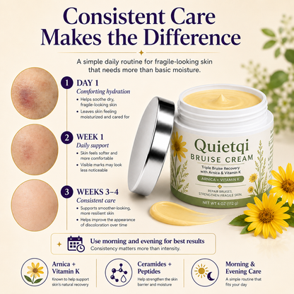 ⭐ Trusted by 100,000+ Customers – Quietqi Bruise Recovery Cream