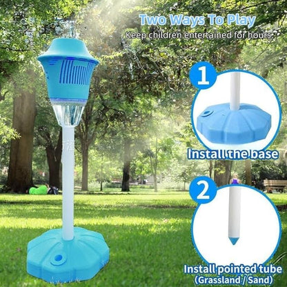 🔥Last Day 49% OFF🔥Bubble Maker Stand, 47Inch Battery Operated Standing Bubble Machine with Lights and Music