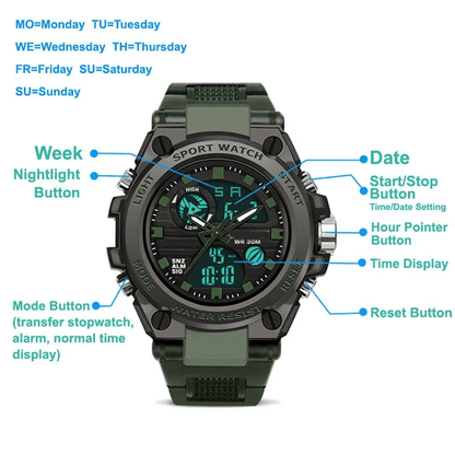 Waterproof Premium Men's Sports Watch