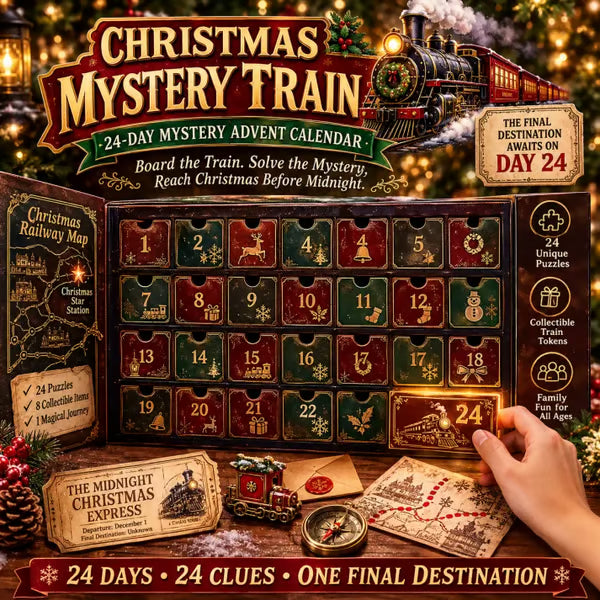 ⏳ Last Day 50% OFF – 🎁✨ 24-Day Mystery Adventure Advent Calendar Collection | 24 Clues, Hands-On Puzzles & One Final Reveal