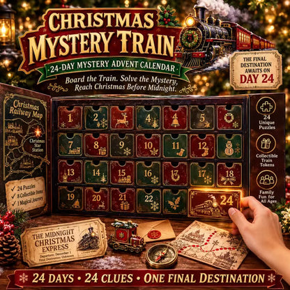 ⏳ Last Day 50% OFF – 🎁✨ 24-Day Mystery Adventure Advent Calendar Collection | 24 Clues, Hands-On Puzzles & One Final Reveal