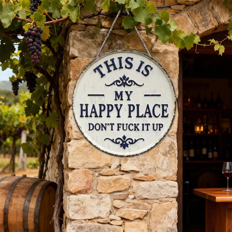 🔥Last Day 50% OFF🔥“This Is My Happy Place” Door Sign