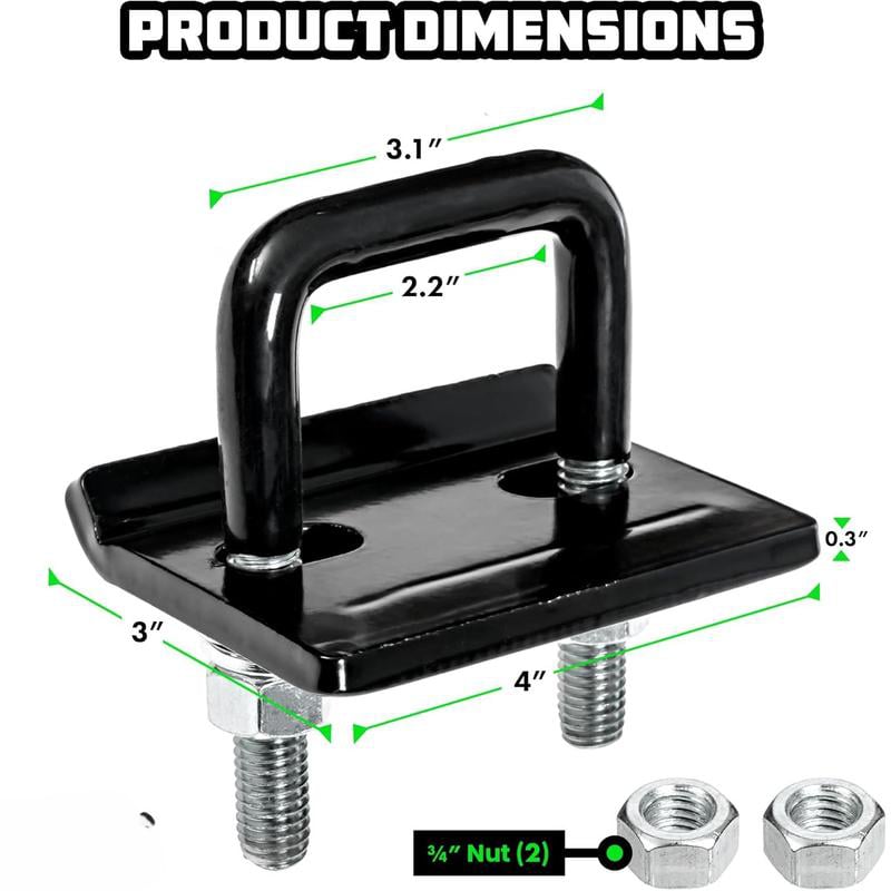 Hitch Tightener Anti-Rattle Clamp(Protective Anti-Rust Coating)