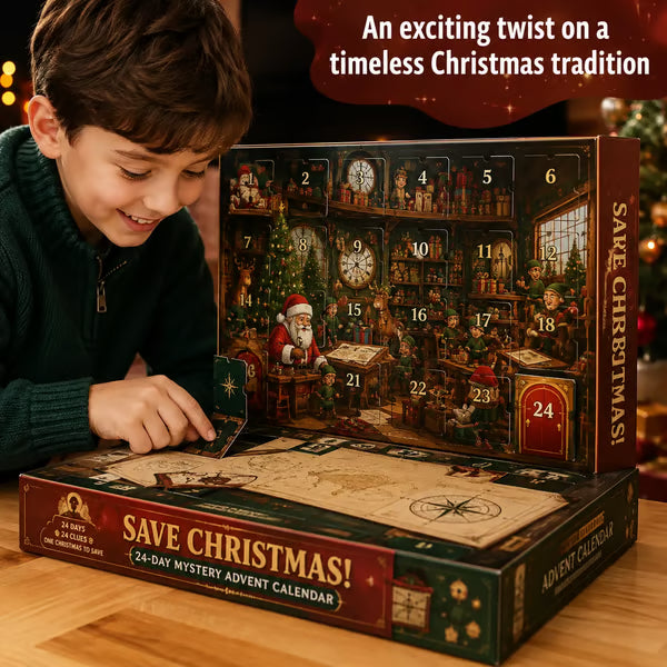 ⏳ Last Day 50% OFF – 🎁✨ 24-Day Mystery Adventure Advent Calendar Collection | 24 Clues, Hands-On Puzzles & One Final Reveal
