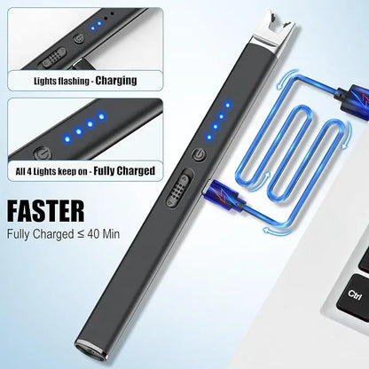🔥Hot Sale 2 Pack Electric  Lighter, Rechargeable USB