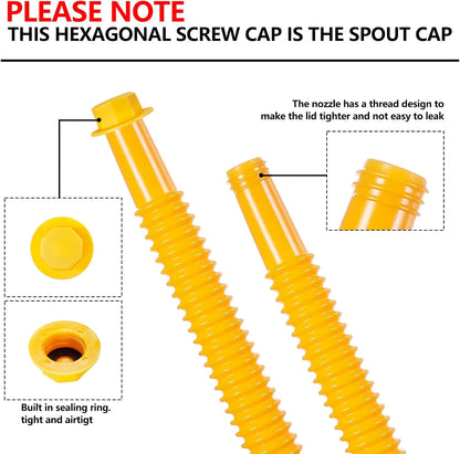 🔥Limited time 49% OFF🚗Gas Can Spout Replacement Suitable for most 1/2/5/10 gal oil cans