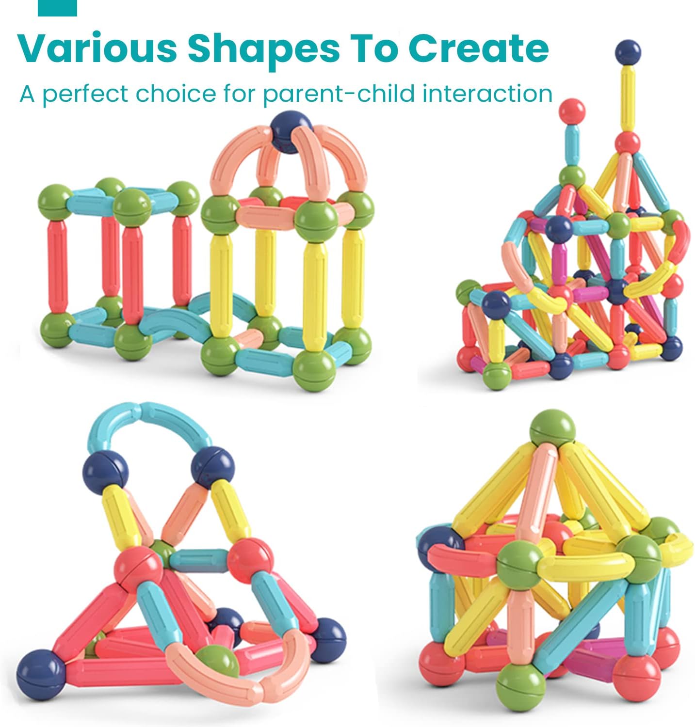 🔥LAST DAY 50% OFF - Magnetic IQ Building Stick Set