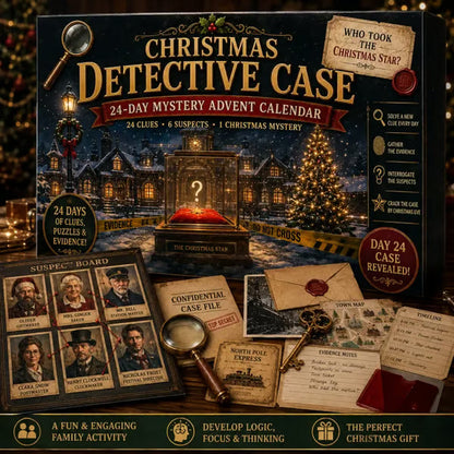 ⏳ Last Day 50% OFF – 🎁✨ 24-Day Mystery Adventure Advent Calendar Collection | 24 Clues, Hands-On Puzzles & One Final Reveal