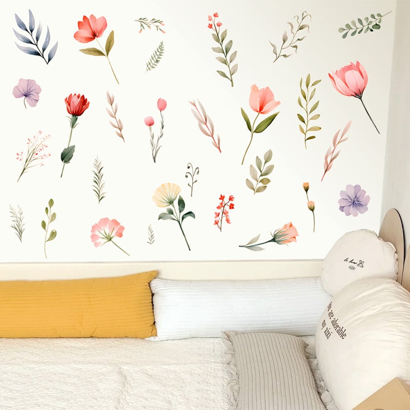 Boho Flower Wall Decals