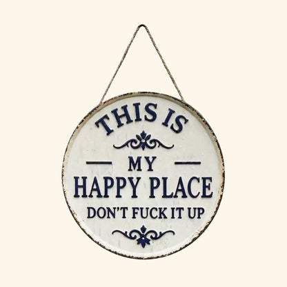 🔥Last Day 50% OFF🔥“This Is My Happy Place” Door Sign