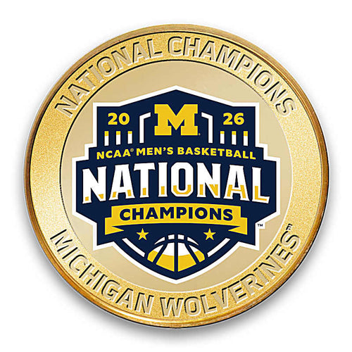 🔥Last Day 50% OFF🔥Michigan 2026 NCAA Men's Basketball National Champions Coins