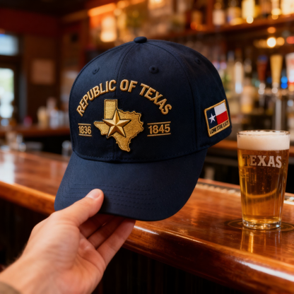 🏆Flash Sale⚡50K+ SOLD! Republic of Texas Embroidered Hat, 🔥Buy 2 FREE SHIPPING