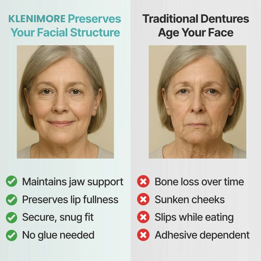 🏆Flash Sale 5K+ SOLD!✨Realistic Upper & Lower Dentures - Natural-Looking Teeth Replacement
