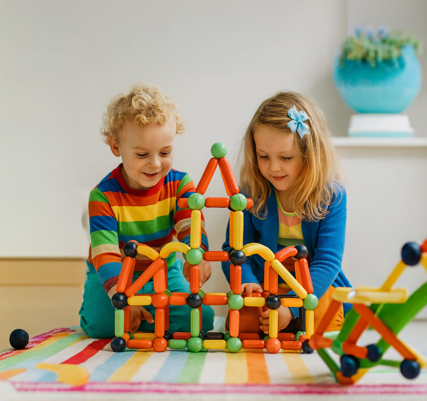 🔥LAST DAY 50% OFF - Magnetic IQ Building Stick Set