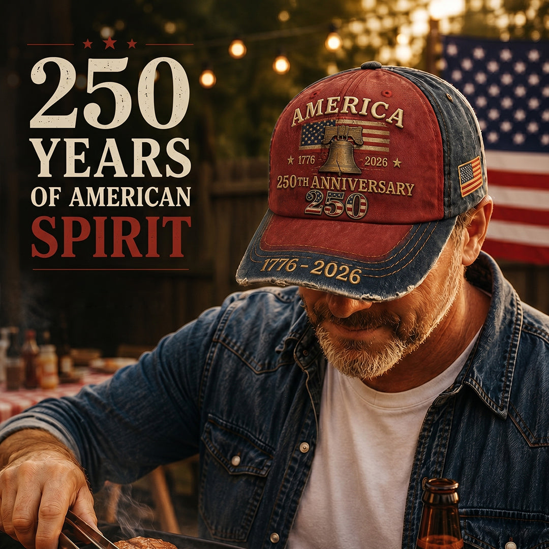 🏆Flash Sale 5K+ SOLD!🔥🧢Official 1776–2026 Tribute Design Embroidered Cap 🇺🇸