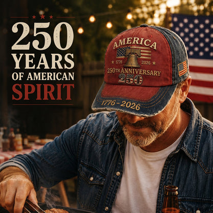 🏆Flash Sale 5K+ SOLD!🔥🧢Official 1776–2026 Tribute Design Embroidered Cap 🇺🇸