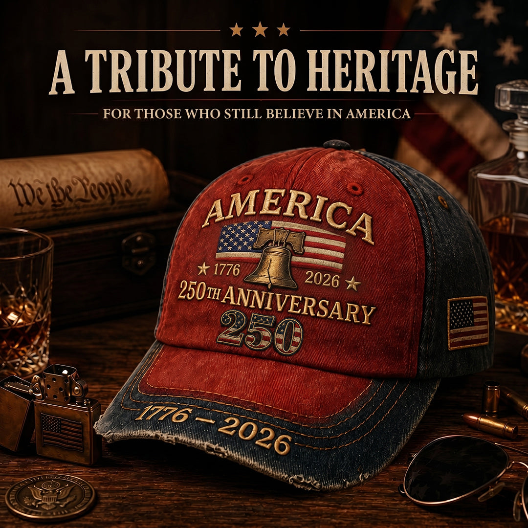 🏆Flash Sale 5K+ SOLD!🔥🧢Official 1776–2026 Tribute Design Embroidered Cap 🇺🇸