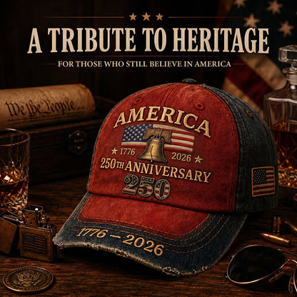 🏆Flash Sale 5K+ SOLD!🔥🧢Official 1776–2026 Tribute Design Embroidered Cap 🇺🇸