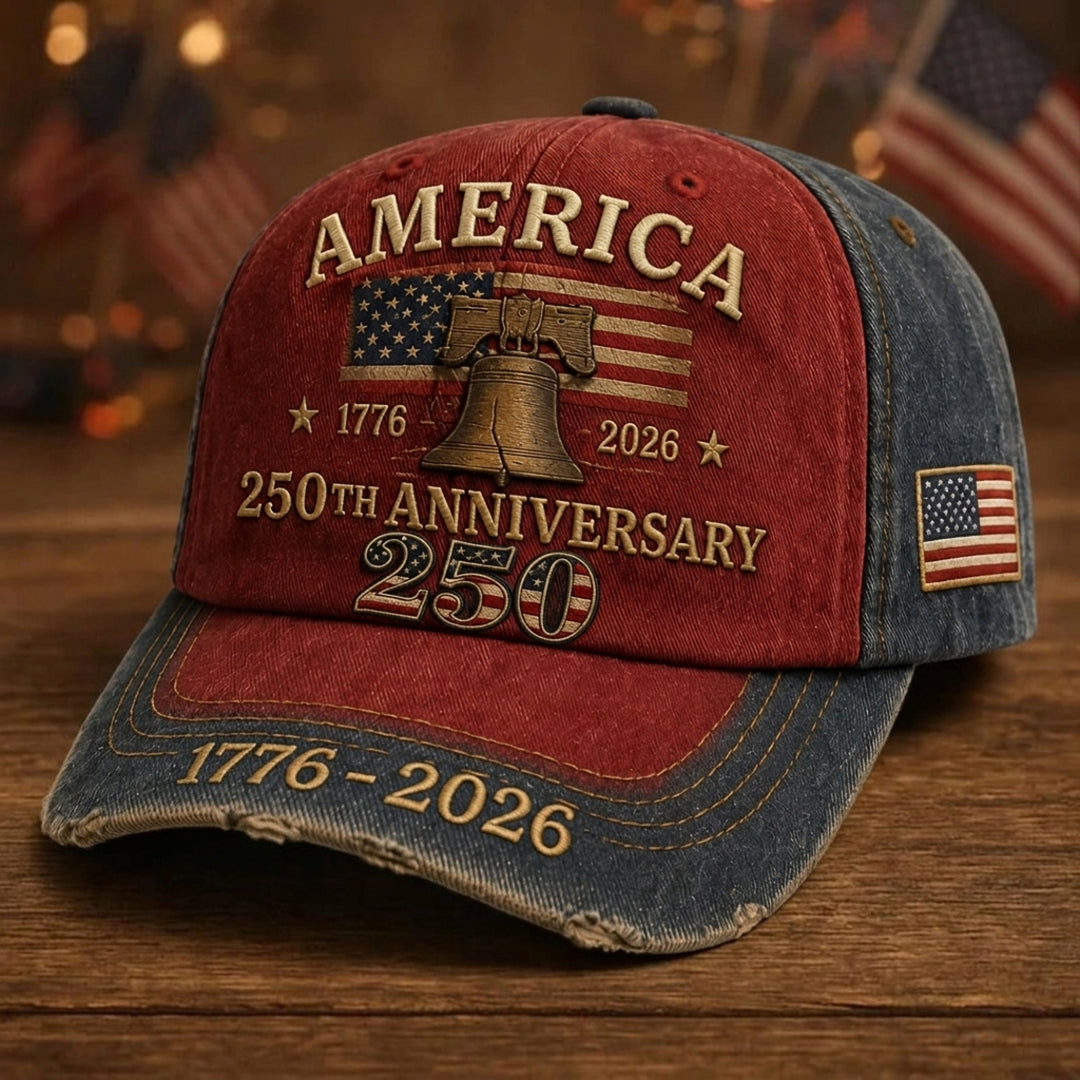 🏆Flash Sale 5K+ SOLD!🔥🧢Official 1776–2026 Tribute Design Embroidered Cap 🇺🇸