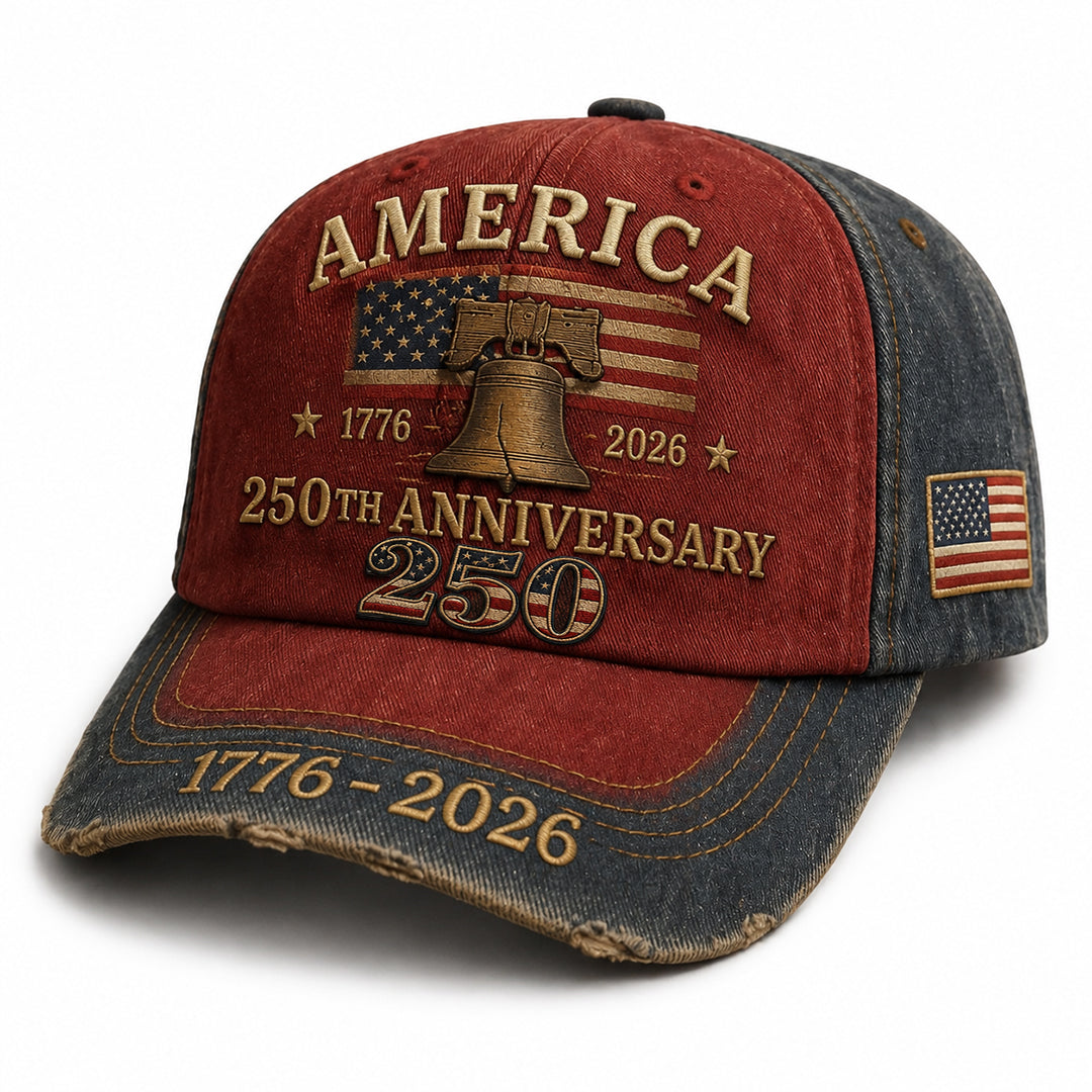 🏆Flash Sale 5K+ SOLD!🔥🧢Official 1776–2026 Tribute Design Embroidered Cap 🇺🇸