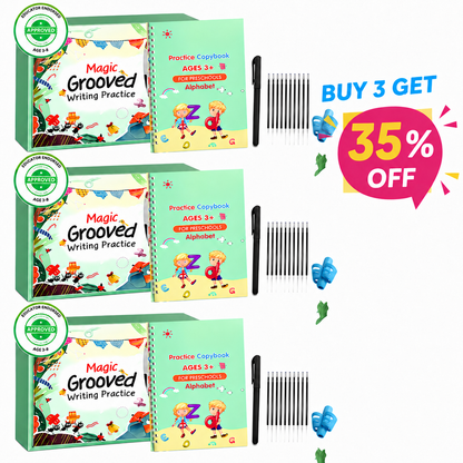 💥LAST DAY SALE 50%OFF💥📚MagicBook | Kids Practice Copybook Set (4Pcs/Set)