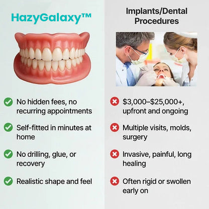 💖 🦷 HazyGalaxy™ Custom-Fit Dentures ⏰ ENDS TODAY   70% OFF | Smile with Confidence